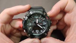 HOW TO CHANGE TIME AND DATE CASIO GSHOCK MUDMASTER GGB100 [upl. by Gelb]