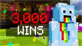 3000 Bedwars Wins  NetherGames [upl. by Singhal221]