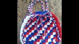 Crochet Bag for gifts andor everyday use learn to C2C DIY Tutorial [upl. by Niattirb345]