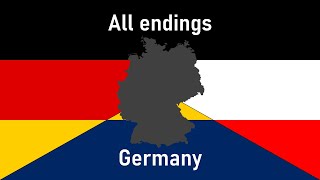 Germany All endings [upl. by Aivad]