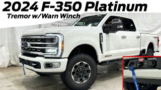 2024 Ford F350 Platinum Tremor wWarn Winch Review [upl. by Victoir]