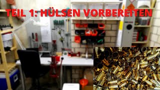 Wiederladen 12 Hülsen vorbereiten und reinigen 45ACP [upl. by Hanej643]