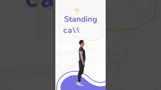 Standing calf raises English  UnlockFitness with UnlockLife [upl. by Haskins]