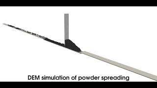 Additive manufacturing metal powder bed spreading [upl. by Jaymie]