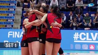 Imoco Volley Conegliano  VakifBank Istanbul  CLVolleyW semifinal highlights [upl. by Aiotal497]