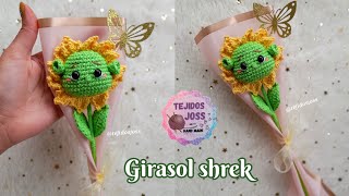 Girasol Shrek tejido a crochet  tejidos joss [upl. by Minette908]