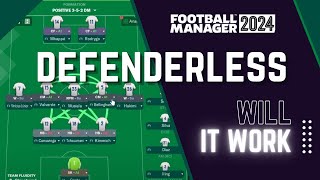 NO DEFENDERS tactic in FM24 Can it work [upl. by Torray]