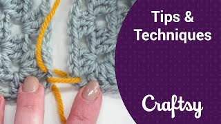 How to Join Crochet Granny Squares With Whip Stitch [upl. by Tanaka800]