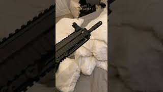 Umarex HK417 Airsoft fully upgraded DMR [upl. by Trinidad655]