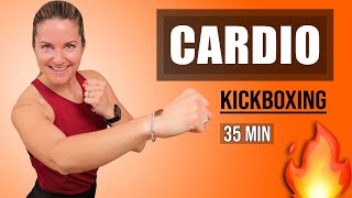 🔥 Rutina para Destruir La Grasa 🔥 Cardio KickBoxing 🥊 35 min 🙌 [upl. by Onahpets]