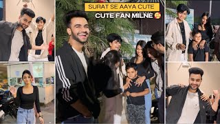 AHMEDABAD ￼SE AAYA CUTE FAN MILNE KE LIYE 🥰❤️  Vlog 52 chotanawab cuteshivani05 [upl. by Body]