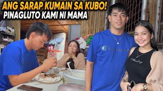 ANG SARAP KUMAIN SA KUBO PINAGLUTO KAMI NI MAMA [upl. by Ivatts]