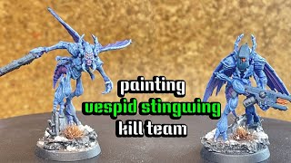 Painting vespid stingwing kill team [upl. by Wilhelmina]