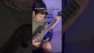 3 Great LOW TUNED Riffs [upl. by Amsirak]