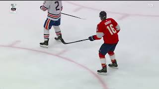 Barkov crosscheck on Bouchard [upl. by Waine285]