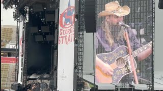 What Are You Listening To Intro  Chris Stapleton  With George Strait  Ames IA  May 25 2024 [upl. by Durarte978]