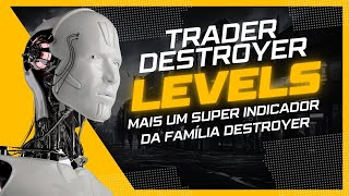 INDICADOR MAIS COMPLETO PARA MT4 DE GRAÇA TRADER DESTROYER LEVELS USE E SE APAIXONE POR ELE😍🤩 [upl. by Harshman]