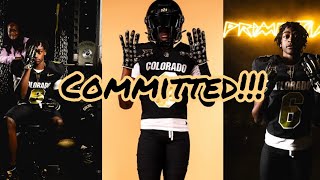 BOOOM PLAYMAKING TEXAS WR HAS COMMITTED TO COLORADO FOOTBALL QUENTIN GIBSON IS HEADED TO BOULDER [upl. by Harwilll]