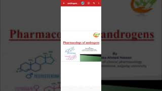 Pharmacology of androgens [upl. by Almeria]