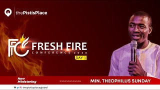 MIN THEOPHILUS SUNDAY  FRESH FIRE CONFERENCE 2020  THE PISTIS PLACE  DAY 1  13TH OCTOBER 2020 [upl. by Rushing253]