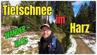 Letzte Schneetour vor dem Frühling  Wandern von Hahnenklee zur Schalke Harz  via Liebesbankweg [upl. by Hsejar955]