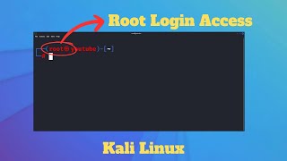 How to get ROOT ACCESS on Kali Linux [upl. by Stiruc]