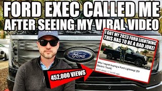 Ford Watched My Viral Lightning Video  Amazing What They Said [upl. by Burhans]