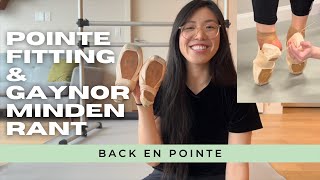 Pointe Shoe Fitting 🩰 amp Old vs New Gaynor Minden Pointe Shoes  Back en Pointe 4 [upl. by Eceinart]