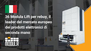 36 Modula Lift per rebuy il leader del mercato europeo dei prodotti elettronici di seconda mano [upl. by Alyakam]