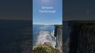 Yorkshire Coast Bempton coast flamborough cliff cliffside [upl. by Arbmahs]