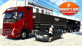 CAMINHÕES E CARRETAS  Atualização Drivers Jobs Online Simulator [upl. by Kammerer110]