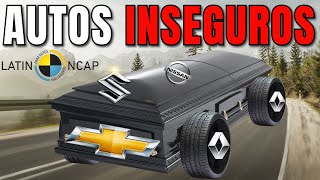 TOP 6 Autos INSEGUROS mas vendidos LATIN NCAP NO COMPRAR [upl. by Noira]