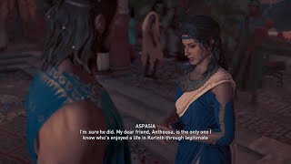 Assassins Creed Odyssey Aspasia Gameplay [upl. by Morrell626]