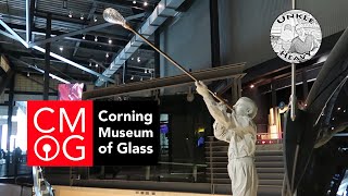 Corning Museum of Glass – A Tour Inside the Museum  Glass Blowing Demonstration – Corning NY [upl. by Daniala]