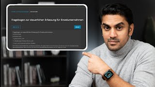 Fragebogen Zur Steuerlichen Erfassung with Elster  Step By Step English Tutorial [upl. by Nnayelhsa]