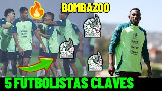 🔥😱Los 5 Futbolistas CLAVAS DE mexico Para ENFRENTAR A Honduras INESPERADO [upl. by Belcher412]