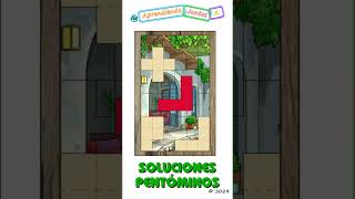 9000 Soluciones 59 Rompecabezas Matemático de Pentóminos Shorts puzzlegames [upl. by Anaic485]