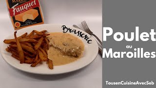 POULET SAUCE au MAROILLES Tous en cuisine avec Seb [upl. by Atteuqihc]