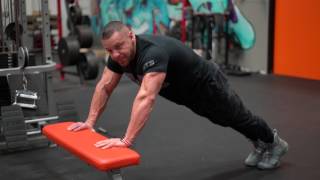 How to do an Incline Pushup  Tiger Fitness [upl. by Farr]