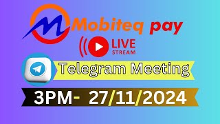 Mobiteq Pay Application Training Meeting 3PM 27112024 mobiteqpay live insurance [upl. by Nannarb]