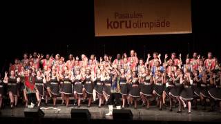 World Choir Games 2014 Riga 10072014 South Africa University of Pretoria Chamerata [upl. by Htebyram]