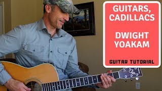 Guitars Cadillacs  Dwight Yoakam  Guitar Lesson  Tutorial [upl. by Nivar]