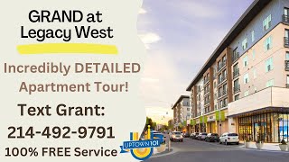 Grand at Legacy West  Plano TX  1 Bedroom Model QUICK Walk Through [upl. by Pieter]