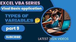 🔴 Mastering VBA Part 9  Types of Variable 🤔 In VBA Programming In Hindi  Full Explanations [upl. by Anamuj]