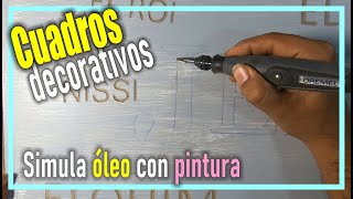 Como hacer CUADROS VINTAGE grabados en madera con Dremel [upl. by Henig19]