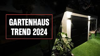 Der GartenTrend 2024 Verputzte Gartenhäuser massiv auf Maß gefertigt [upl. by Berardo]