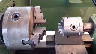 Costruzione Portamandrino Per Controtesta  Spindle Holder Construction For Lathe [upl. by Anigar]