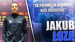 Jakub Łoza po zwycięstwie z JKH GKSem Jastrzębie 42 [upl. by Anenahs]