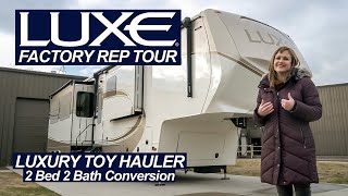 Luxury Toy Hauler 2 Bed 2 Bath Conversion [upl. by Anelegna394]