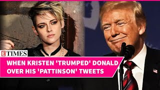 Kristen Stewart Labeled Donald Trump ‘A Little Baby’ In SNL Monologue  Throwback [upl. by Linson]